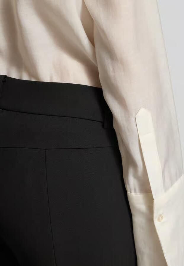 CAMBIO Flared fit stoffen broek met viscose Model 'Farah'