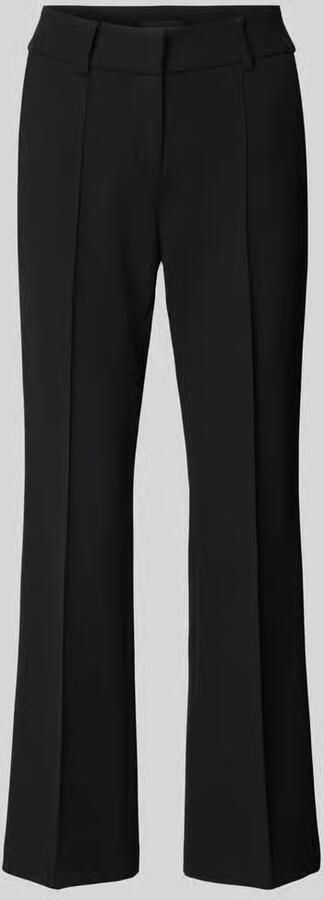CAMBIO Flared fit stoffen broek met viscose model 'Farah'