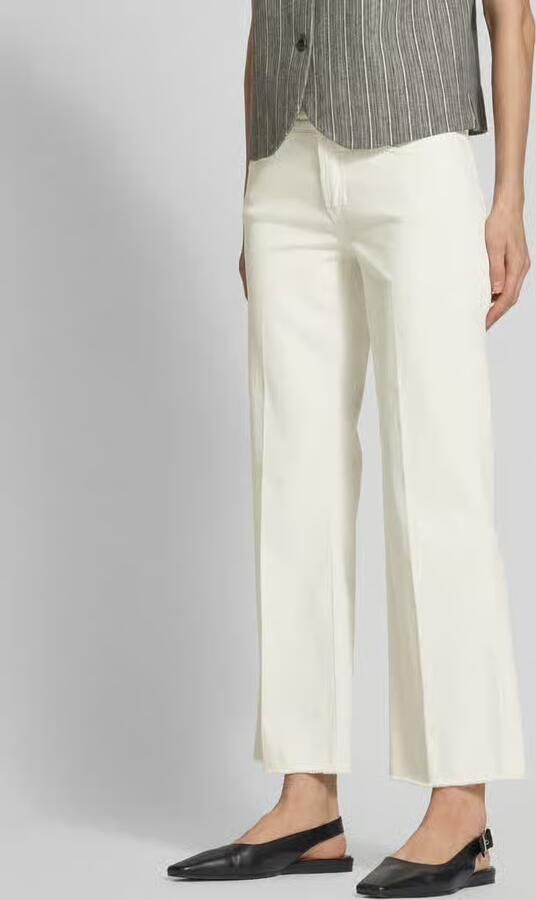 CAMBIO Regular fit stoffen broek met structuurmotief model 'FRANCOISE' - Foto 2
