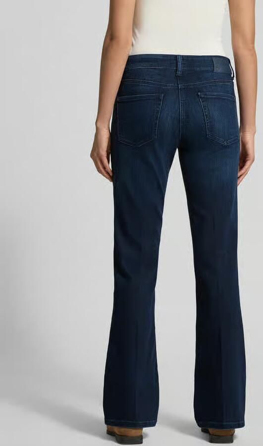 CAMBIO Regular fit bootcut-jeans van mix van viscose en katoen model 'PARIS FLARED' - Foto 4