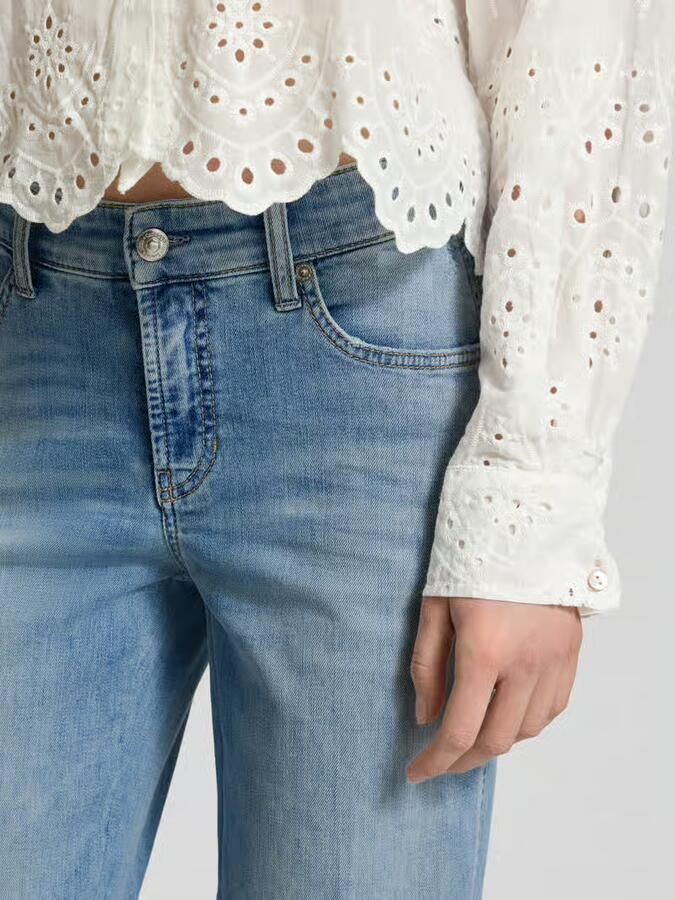 CAMBIO Flared jeans met broderie anglaise model 'FRANCESCA' - Foto 4