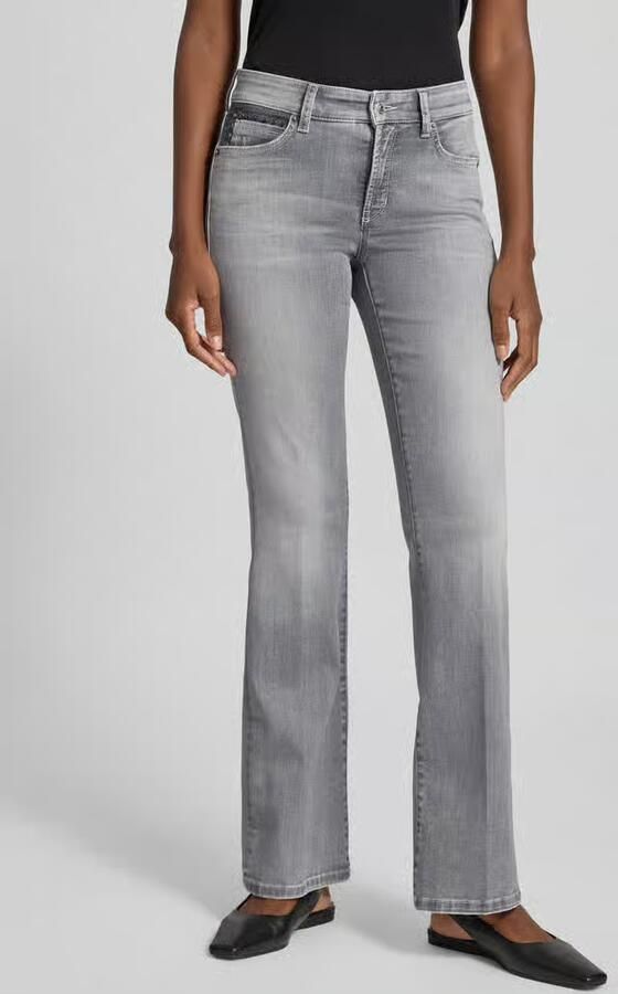 CAMBIO Flared jeans met siersteentjes in 5-pocketmodel model 'PARIS' - Foto 2