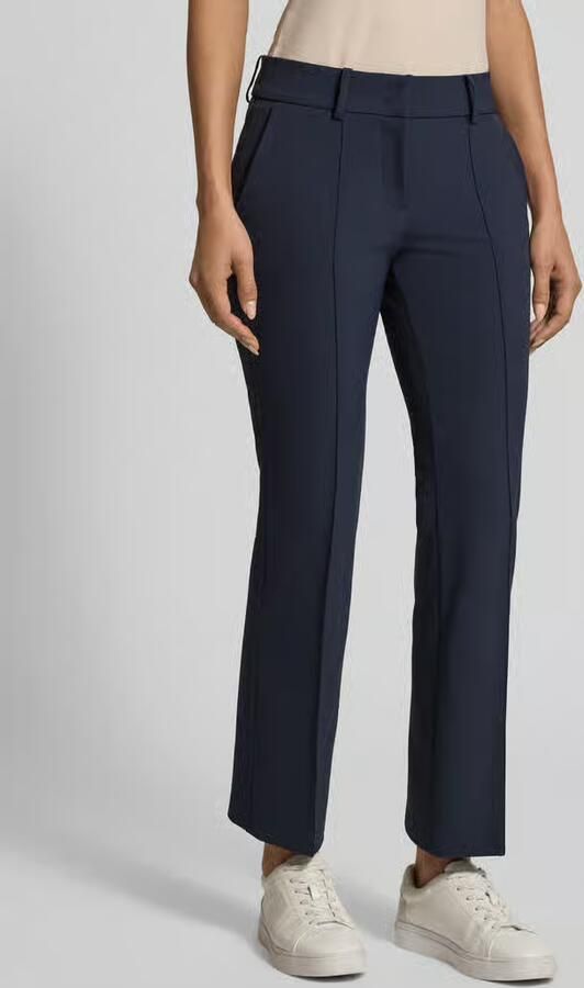 CAMBIO Flared stoffen broek met verkorte pasvorm model 'FARAH' - Foto 4