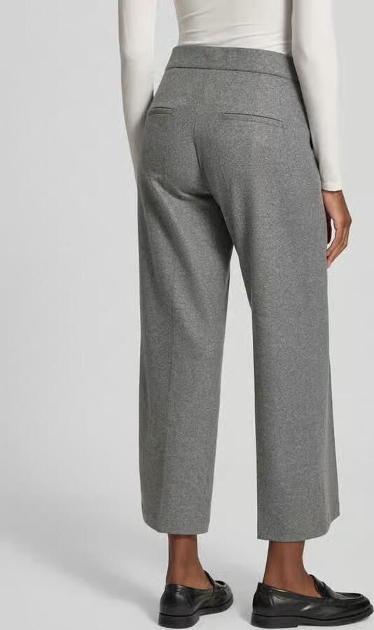 CAMBIO Flared stoffen broek met verkorte pasvorm model 'CAMERON'
