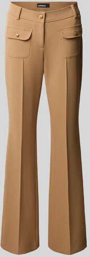 CAMBIO High waist broek met klepzakken