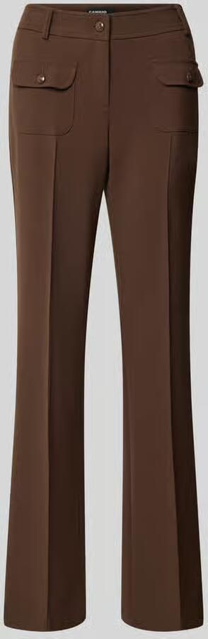CAMBIO High waist broek met klepzakken