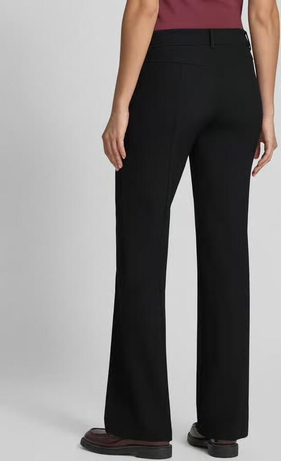 CAMBIO Dames Broeken Farah Pocket Long Wool Substiture Double Zwart - Foto 4