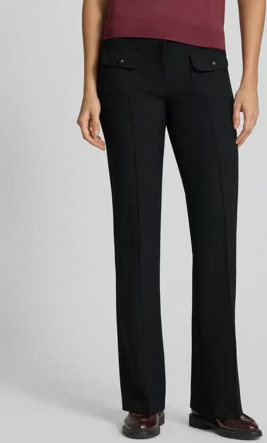 CAMBIO Dames Broeken Farah Pocket Long Wool Substiture Double Zwart - Foto 5