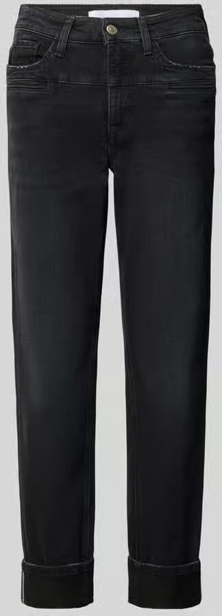CAMBIO High waist jeans met omgeslagen zoom model 'PEARLIE'