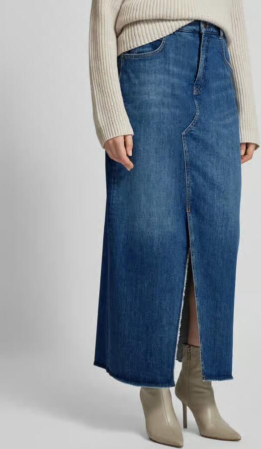 CAMBIO Jeansrok met loopsplit model 'HARLOW' - Foto 2