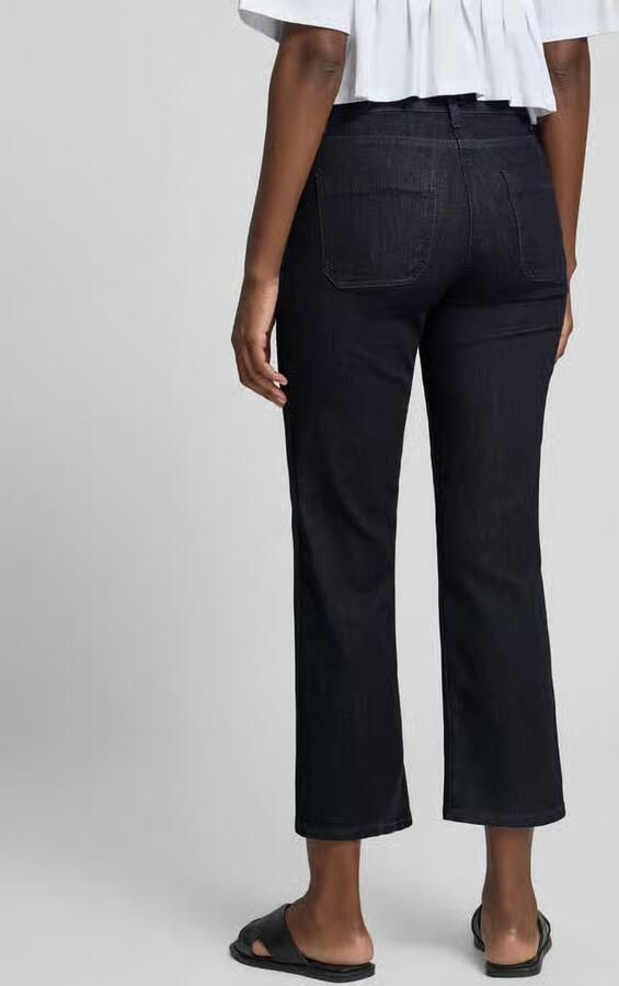 CAMBIO kort fit recht broek van katoenmix model 'TESS CROPPED' - Foto 5