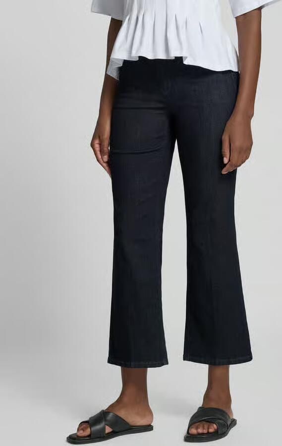 CAMBIO kort fit recht broek van katoenmix model 'TESS CROPPED' - Foto 4