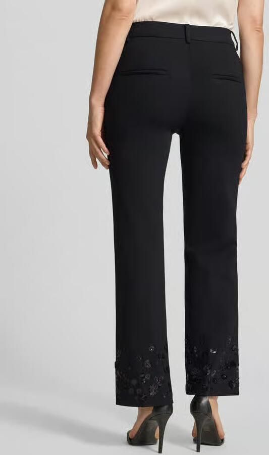CAMBIO Korte broek van viscose model 'FRANCOISE CROPPED PAILLET'