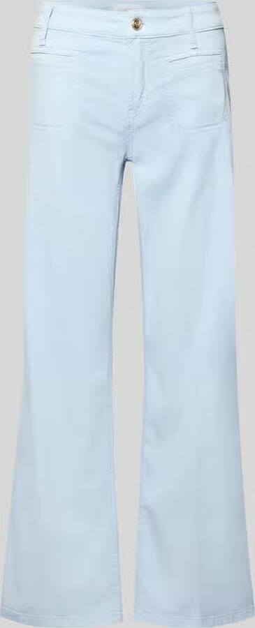 CAMBIO Korte jeans met persplooien en steekzakken - Foto 2
