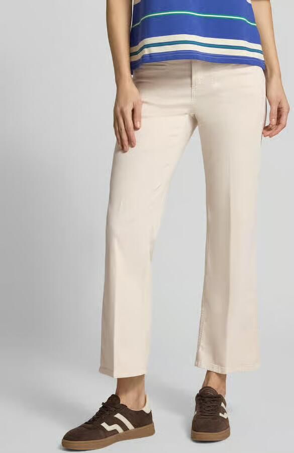 CAMBIO Korte jeans met persplooien en steekzakken - Foto 2