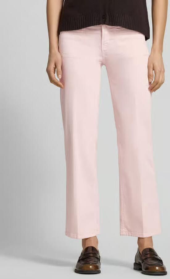 CAMBIO Korte jeans met persplooien en steekzakken - Foto 2