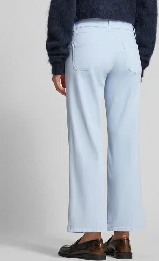 CAMBIO Korte jeans met persplooien en steekzakken - Foto 3