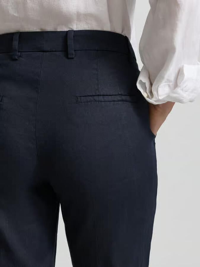 CAMBIO Linnen broek met katoen