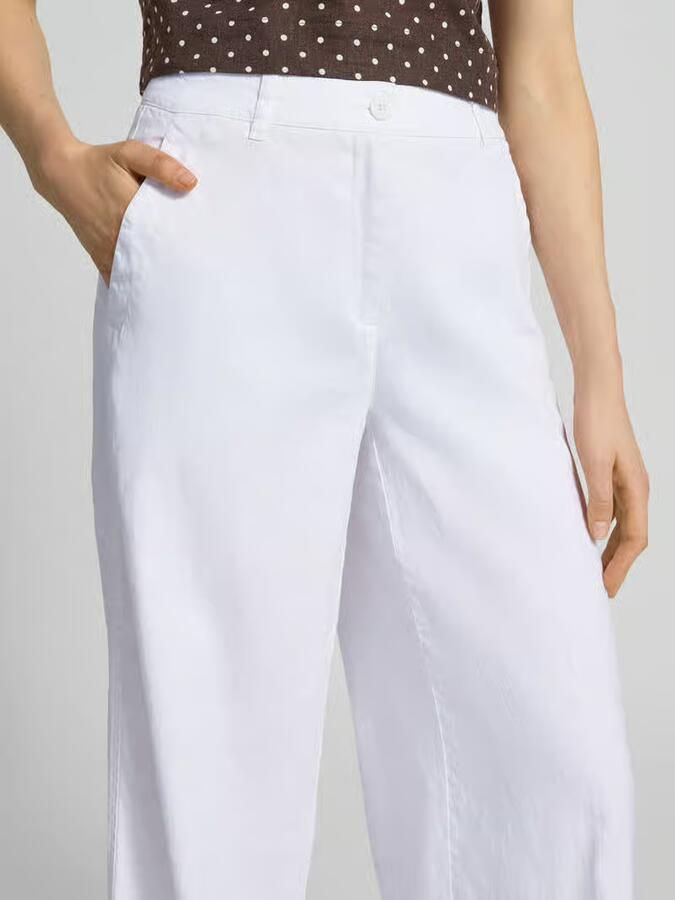 CAMBIO Linnen broek met steekzakken model 'ADRIENNE'
