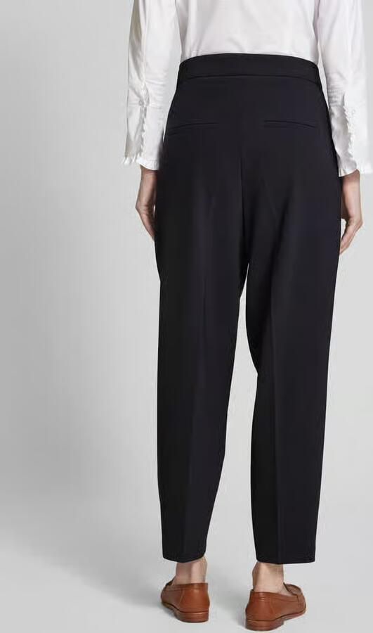 CAMBIO Loose fit bandplooibroek met verkort model 'ELAINE'