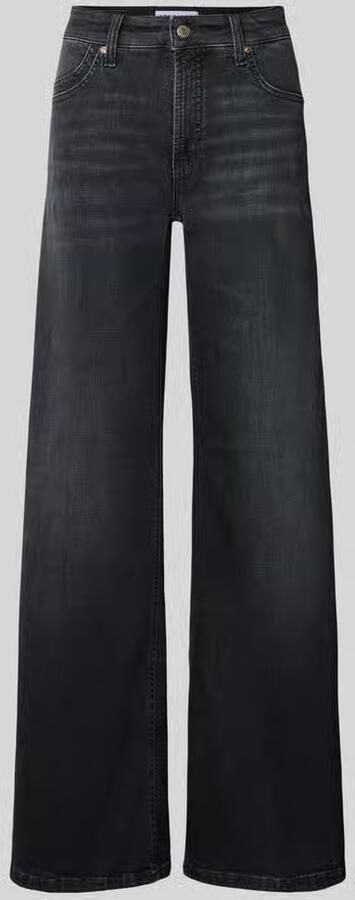 CAMBIO Loose fit jeans van katoenmix model 'PALAZZO'