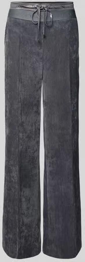 CAMBIO Loose fit korte corduroy broek met bandplooien model 'AVA DOUBLE JOGG' - Foto 2