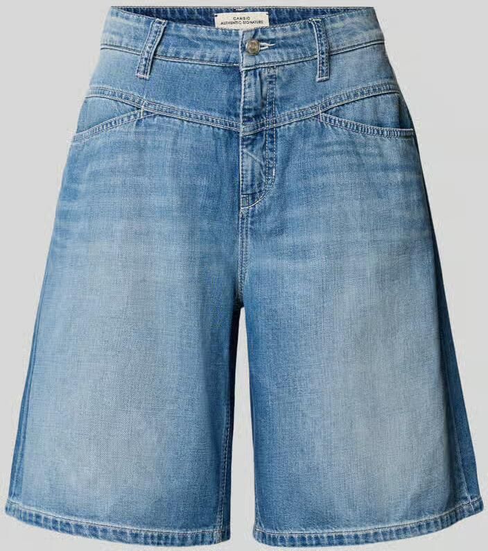 CAMBIO loose fit korte jeans van puur katoen model 'ELIN' - Foto 2