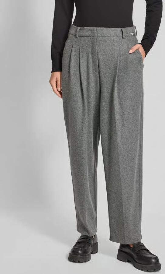 CAMBIO Loose fit stoffen broek met wol Model 'EMILIE' - Foto 2