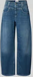 CAMBIO regular fit barrel jeans van katoenmix model 'ODELE'