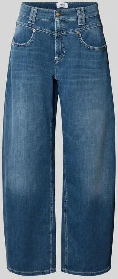 CAMBIO regular fit barrel jeans van katoenmix model 'ODELE'