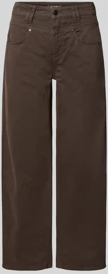 CAMBIO regular fit barrel jeans van katoenmix model 'ODELE'
