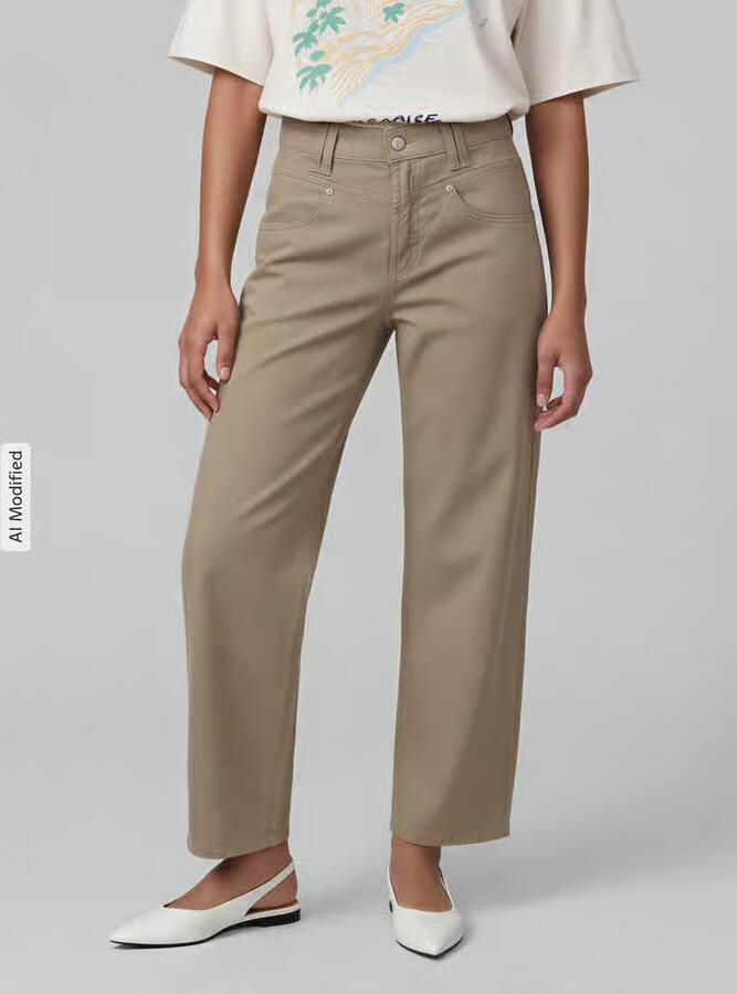 CAMBIO regular fit barrel jeans van katoenmix model 'ODELE' - Foto 3