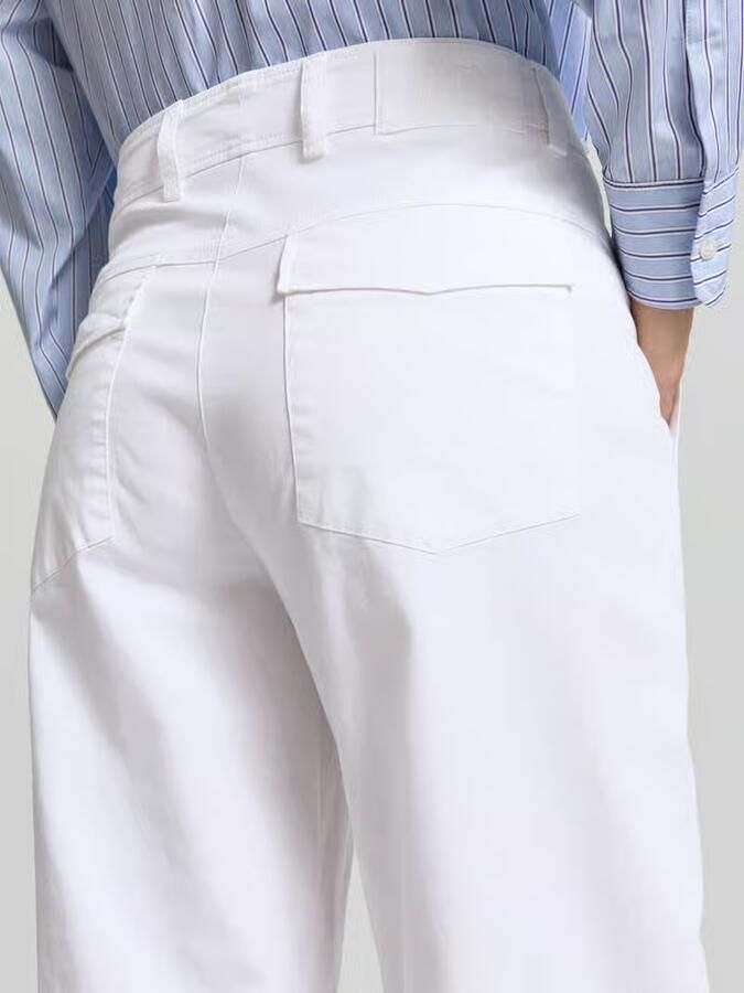 CAMBIO regular fit barrel leg broek van katoenmix model 'ORLY'