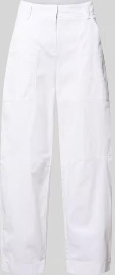 CAMBIO regular fit barrel leg broek van katoenmix model 'ORLY' - Foto 2