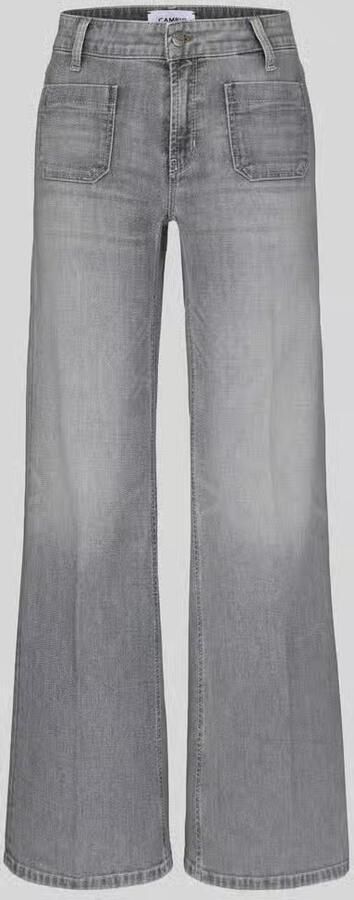 CAMBIO Regular Fit bell bottom van katoenmix model 'AMARA'