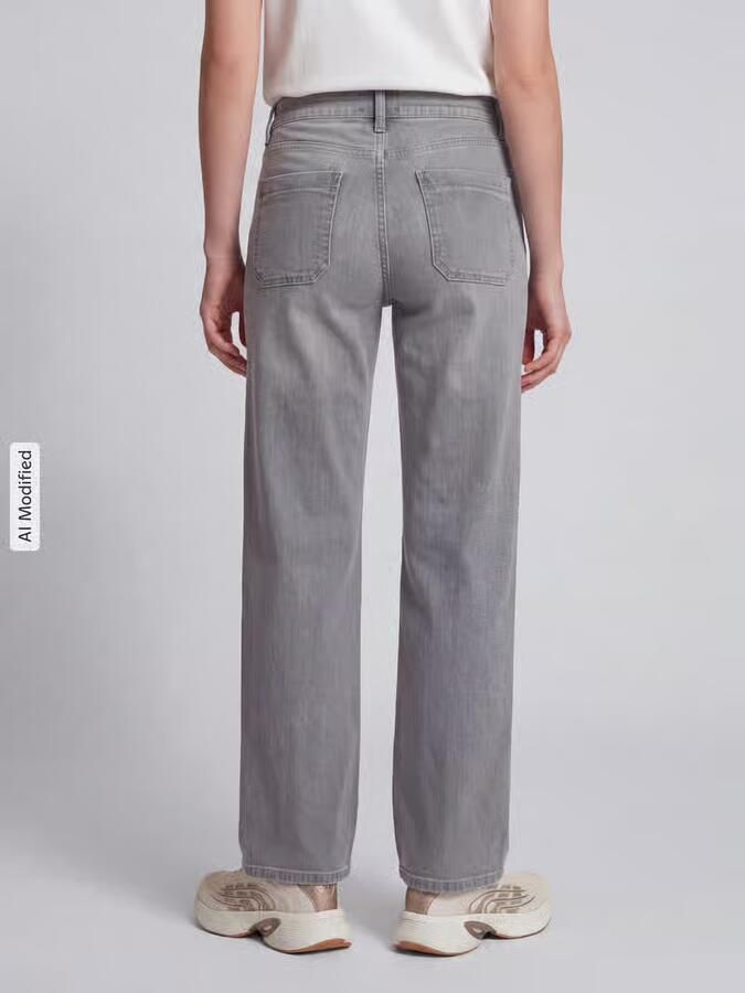 CAMBIO Regular Fit bell bottom van katoenmix model 'AMARA' - Foto 2