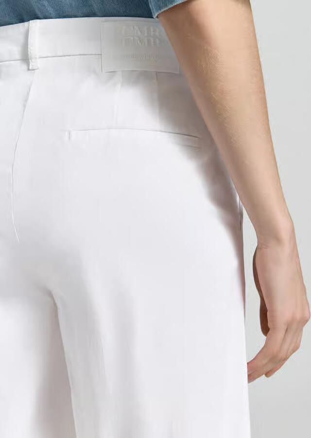 CAMBIO regular fit bermuda van katoenmix model 'STELLA'