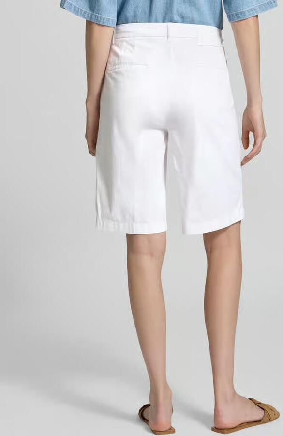 CAMBIO regular fit bermuda van katoenmix model 'STELLA'
