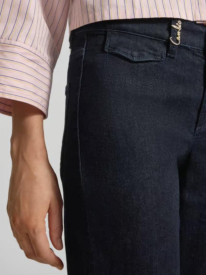 CAMBIO regular fit bootcut jeans van katoenmix model 'FABIENNE'