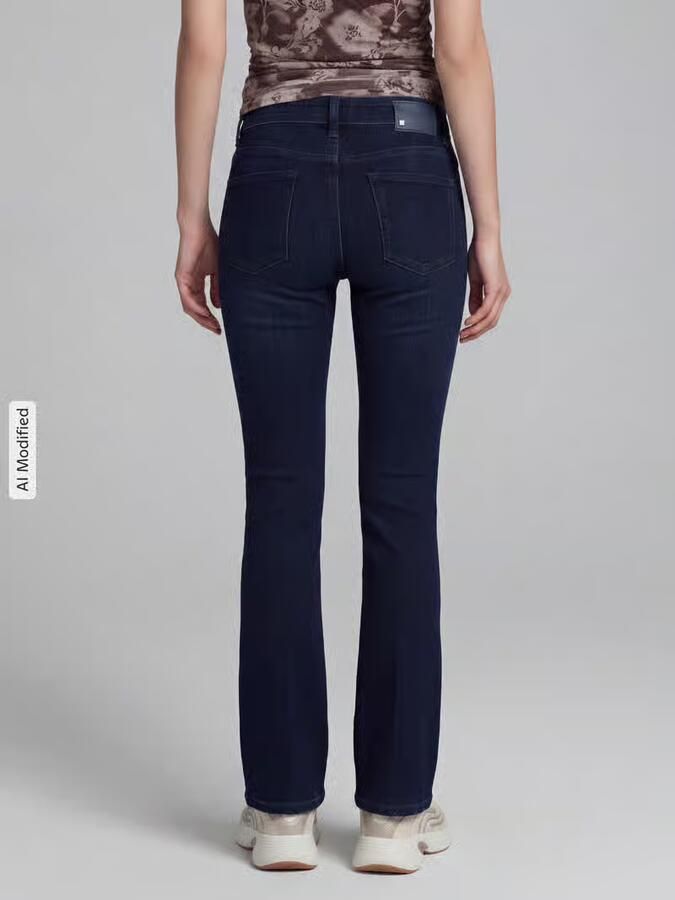 CAMBIO Regular fit bootcut-jeans van mix van viscose en katoen model 'PARIS FLARED' - Foto 3