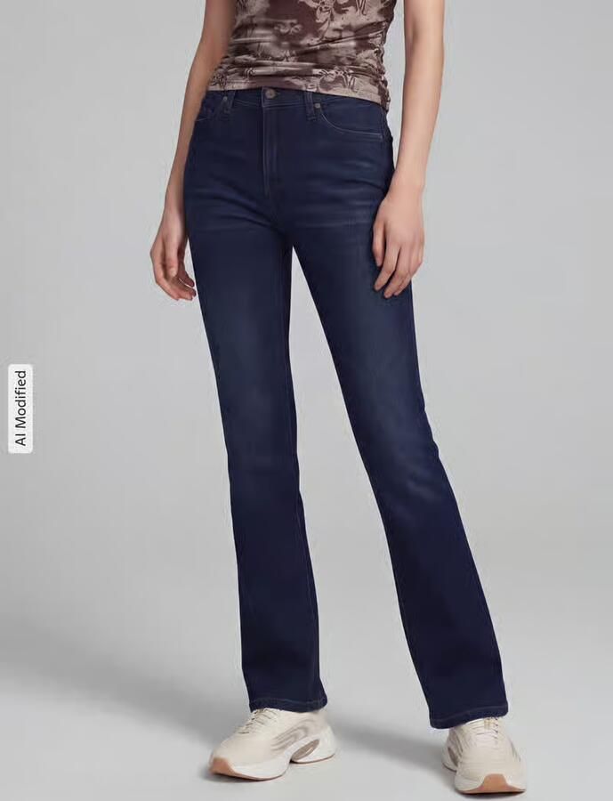 CAMBIO Regular fit bootcut-jeans van mix van viscose en katoen model 'PARIS FLARED' - Foto 2