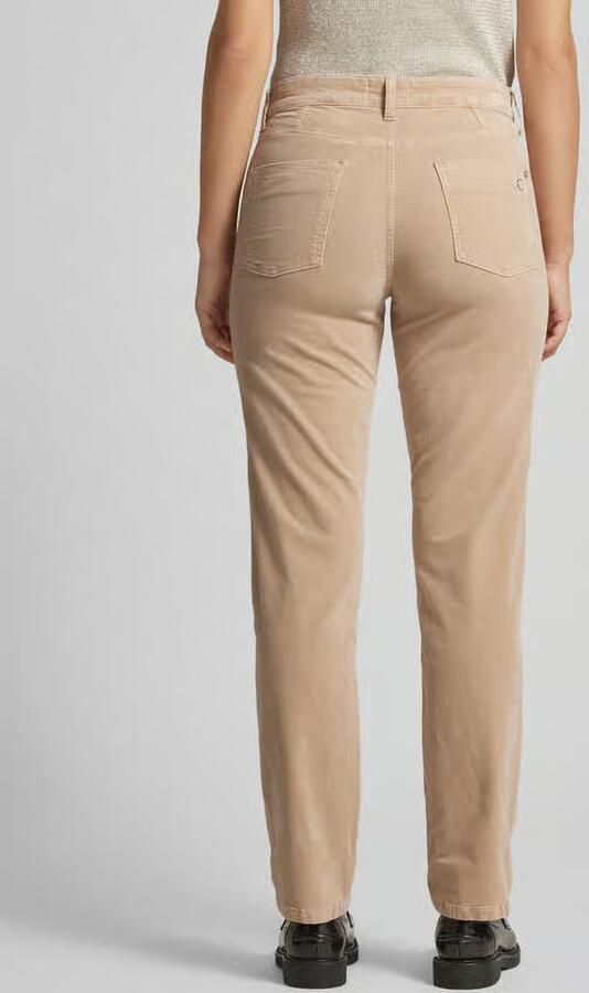 CAMBIO Regular fit broek met paspelzakken model 'PEARLIE'