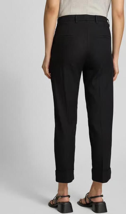 CAMBIO Regular fit linnen broek met riemlussen model 'KRYSTAL' - Foto 3