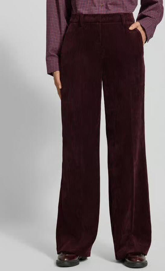 CAMBIO Regular fit corduroy broek met aangezette zakken model 'AMELIE' - Foto 2