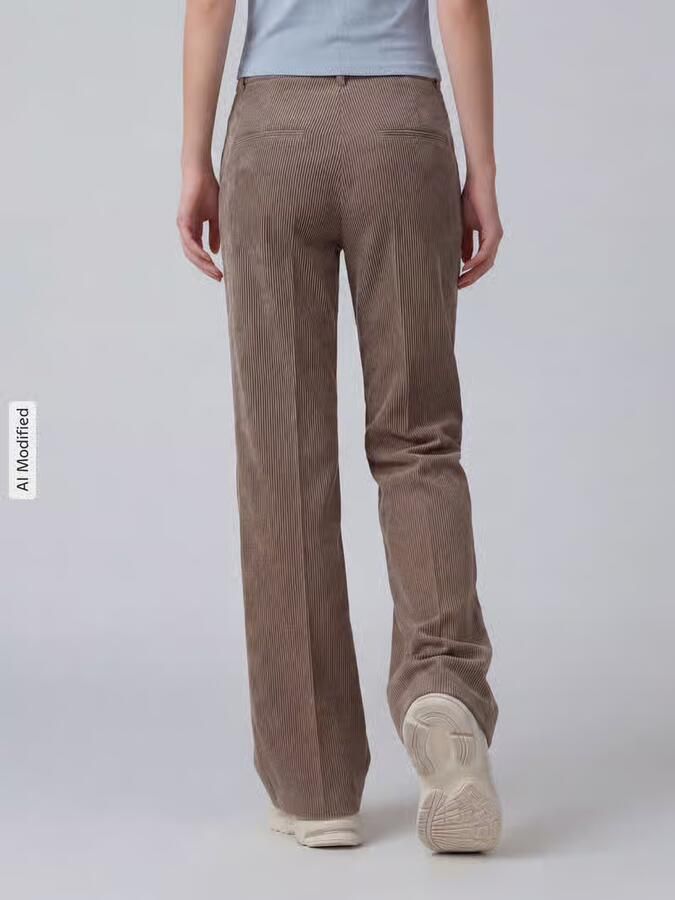 CAMBIO Regular fit corduroy broek met aangezette zakken model 'AMELIE' - Foto 2