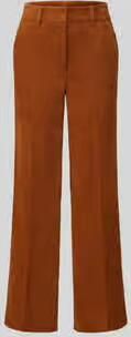 CAMBIO Regular fit corduroy broek met aangezette zakken model 'AMELIE'