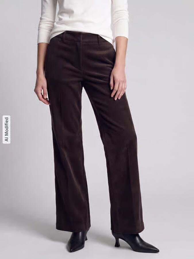 CAMBIO Regular fit corduroy broek met aangezette zakken model 'AMELIE' - Foto 2