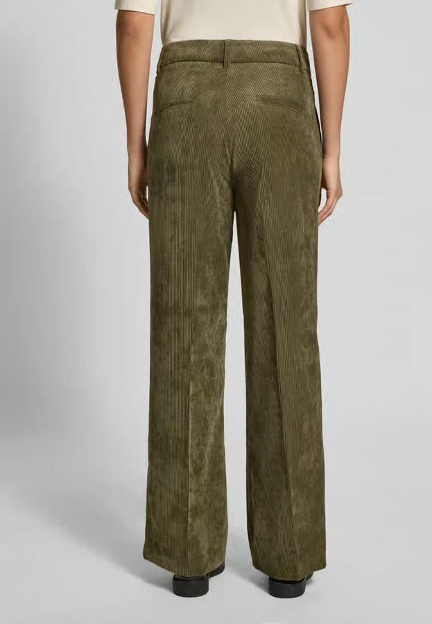 CAMBIO Regular fit corduroy broek met aangezette zakken model 'AMELIE'