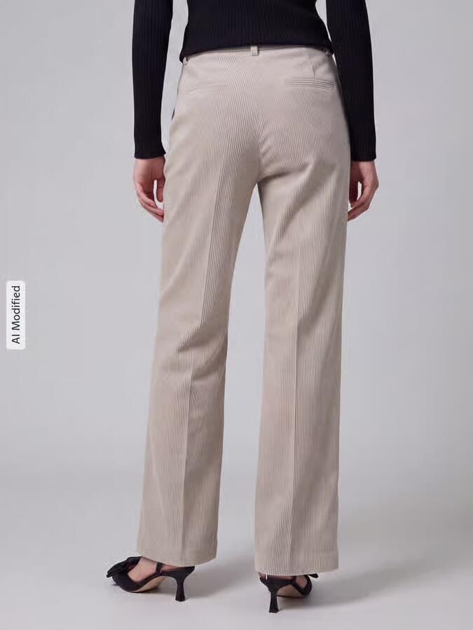 CAMBIO Regular fit corduroy broek met aangezette zakken model 'AMELIE' - Foto 7