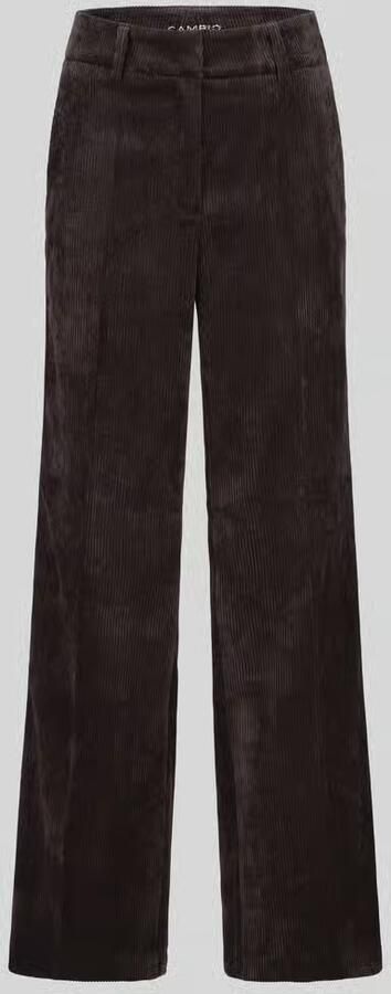 CAMBIO Regular fit corduroy broek met aangezette zakken model 'AMELIE' - Foto 3